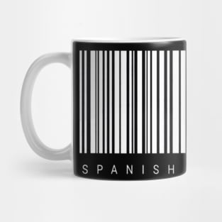 spanish  barcod art Mug